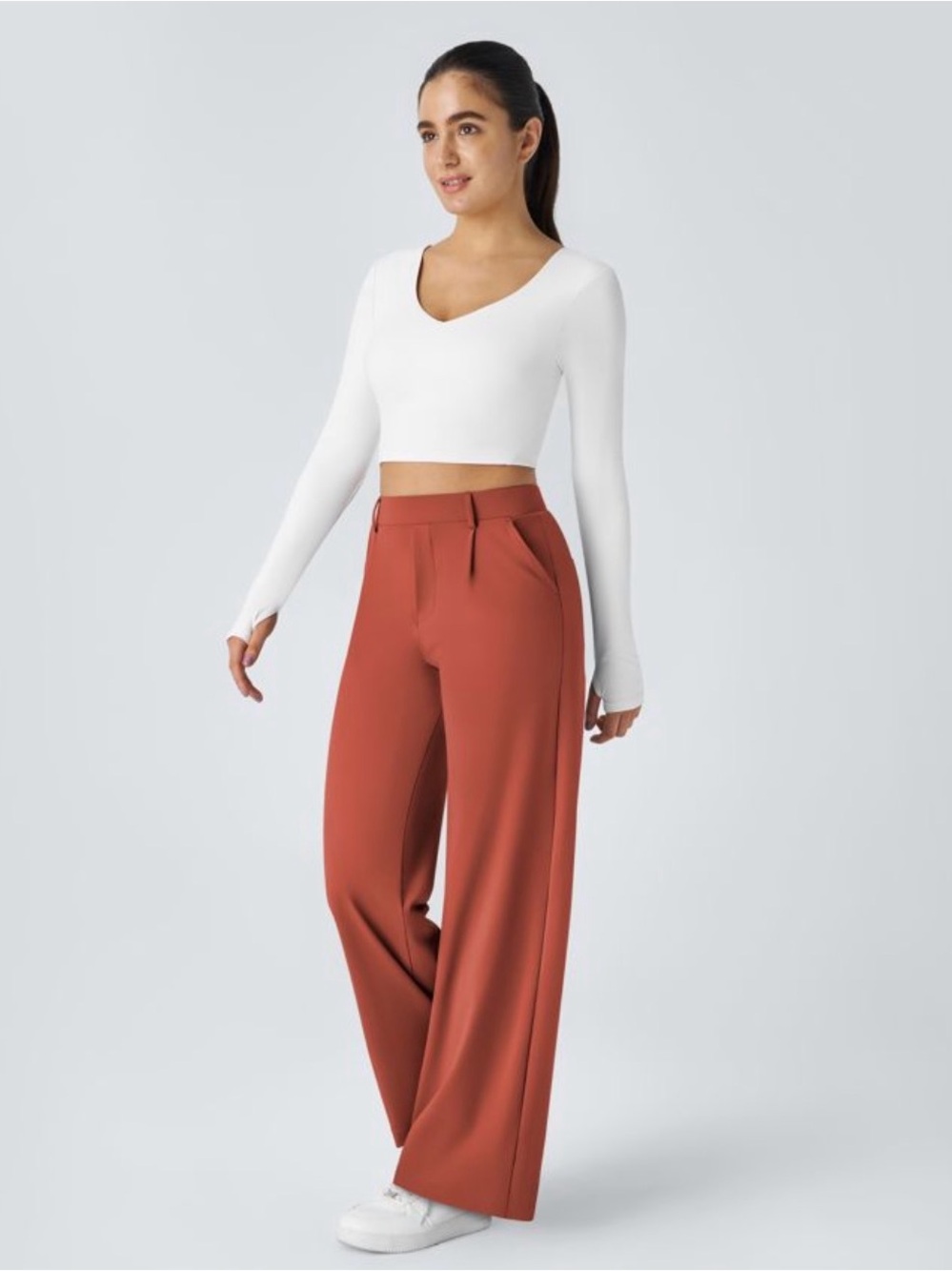 HALARA Flex DayStretch High Waisted Straight Leg Work Pants Sz S